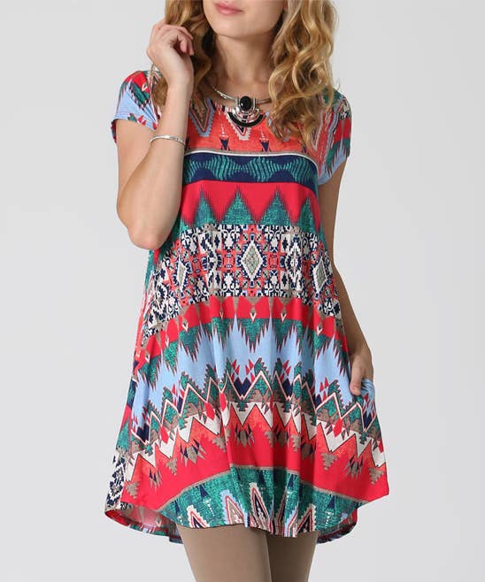 Print Short Sleeve Top