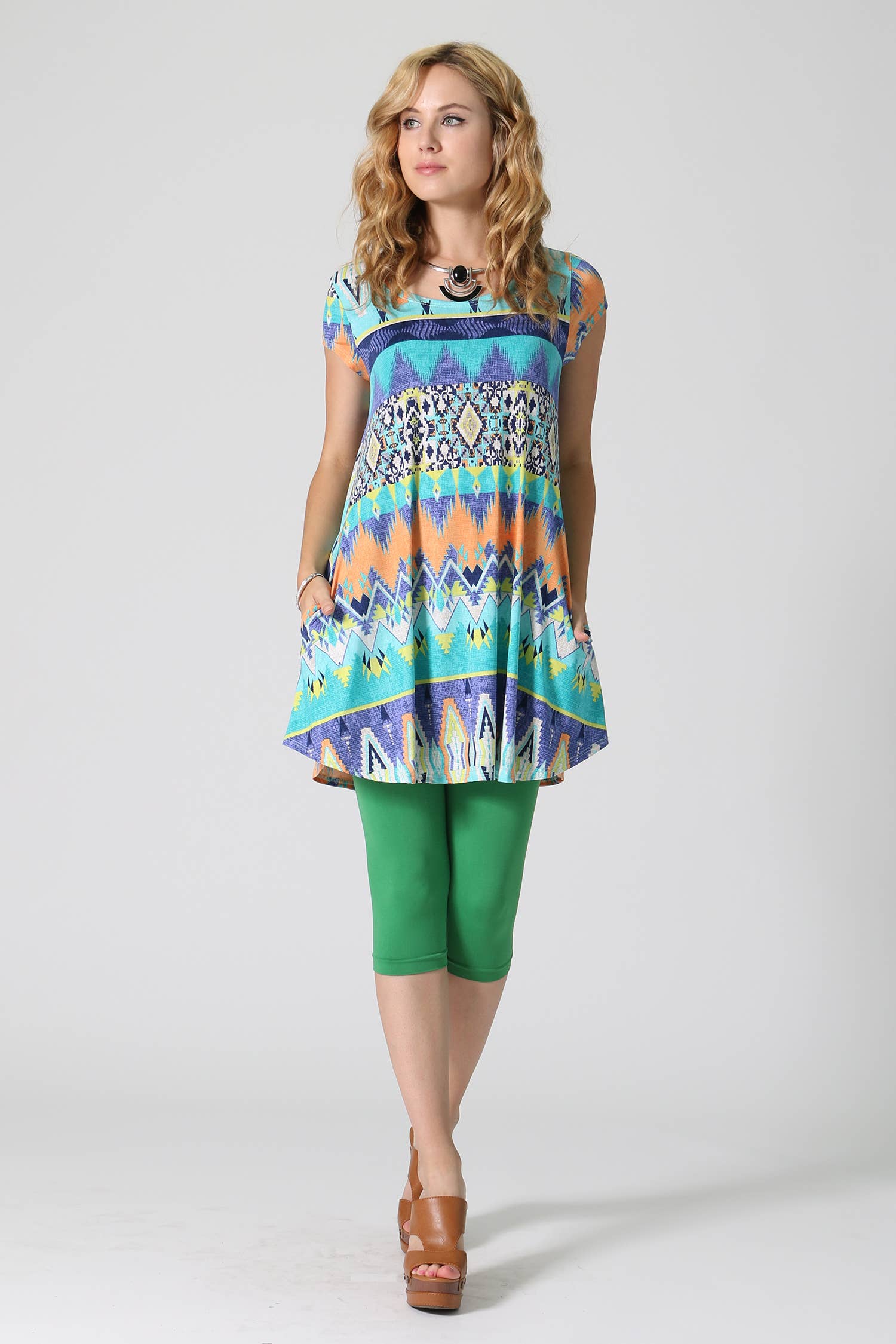 Print Short Sleeve Top