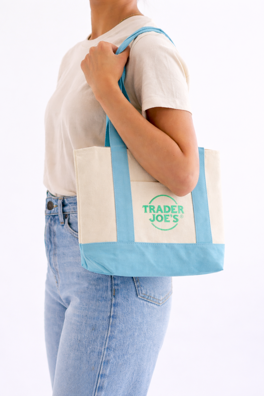 Trader Joe's Mini Canvas Tote Bag
