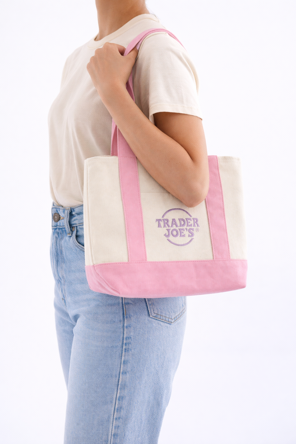 Trader Joe's Mini Canvas Tote Bag