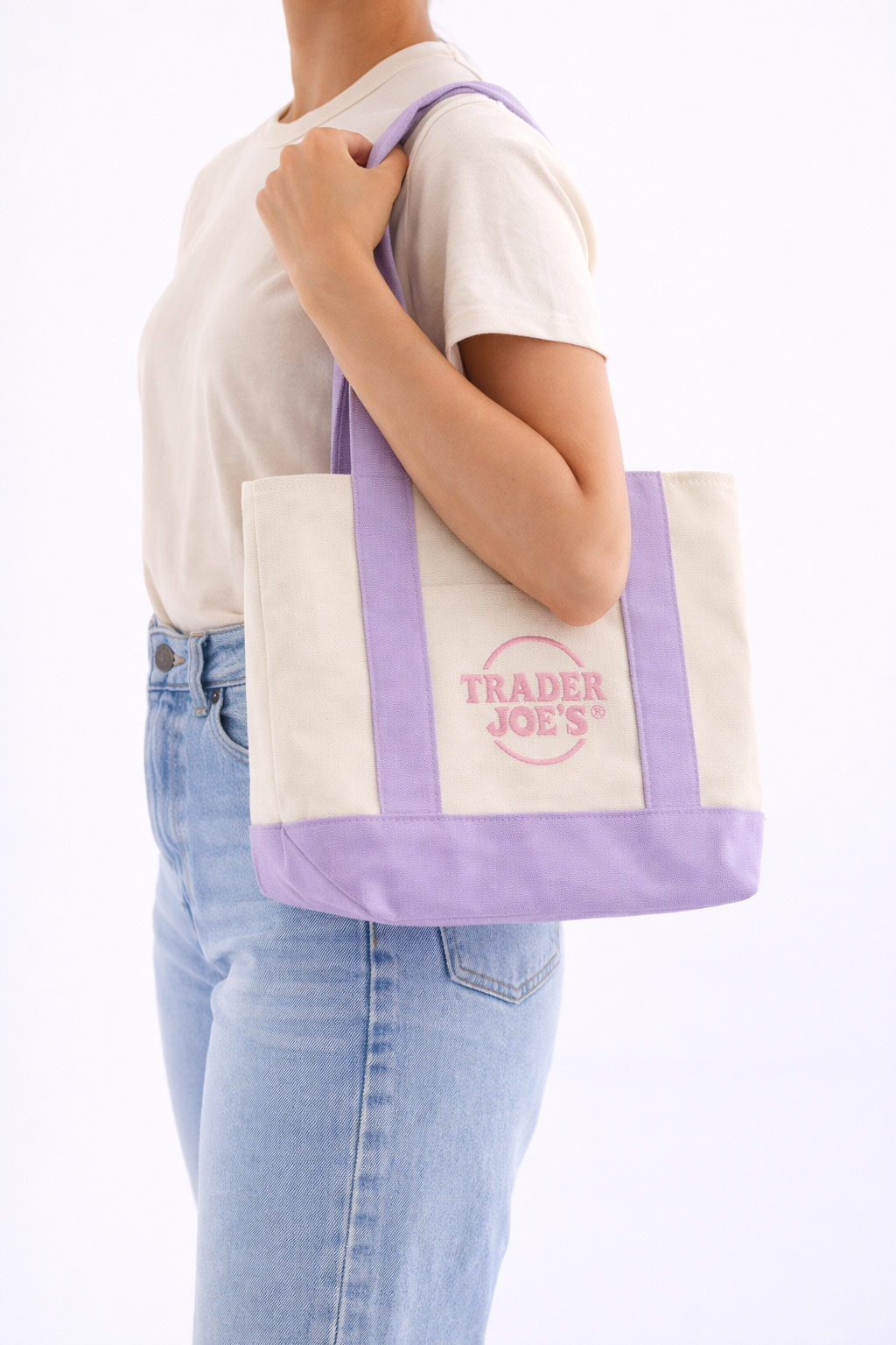 Trader Joe's Mini Canvas Tote Bag