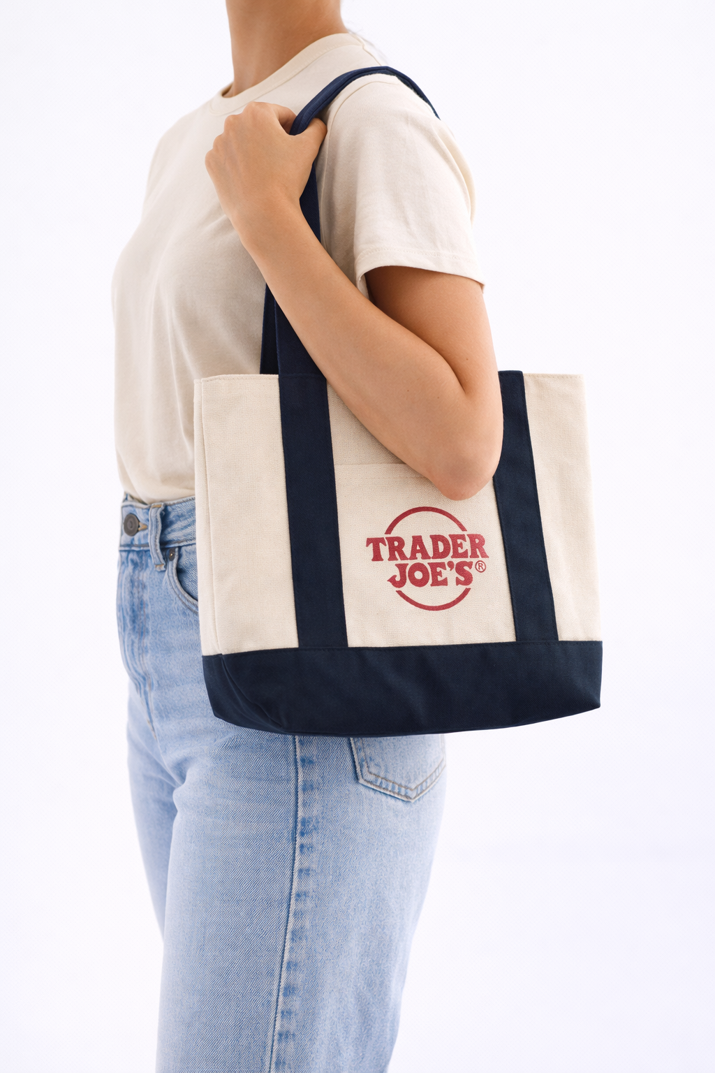 Trader Joe's Mini Canvas Tote Bag